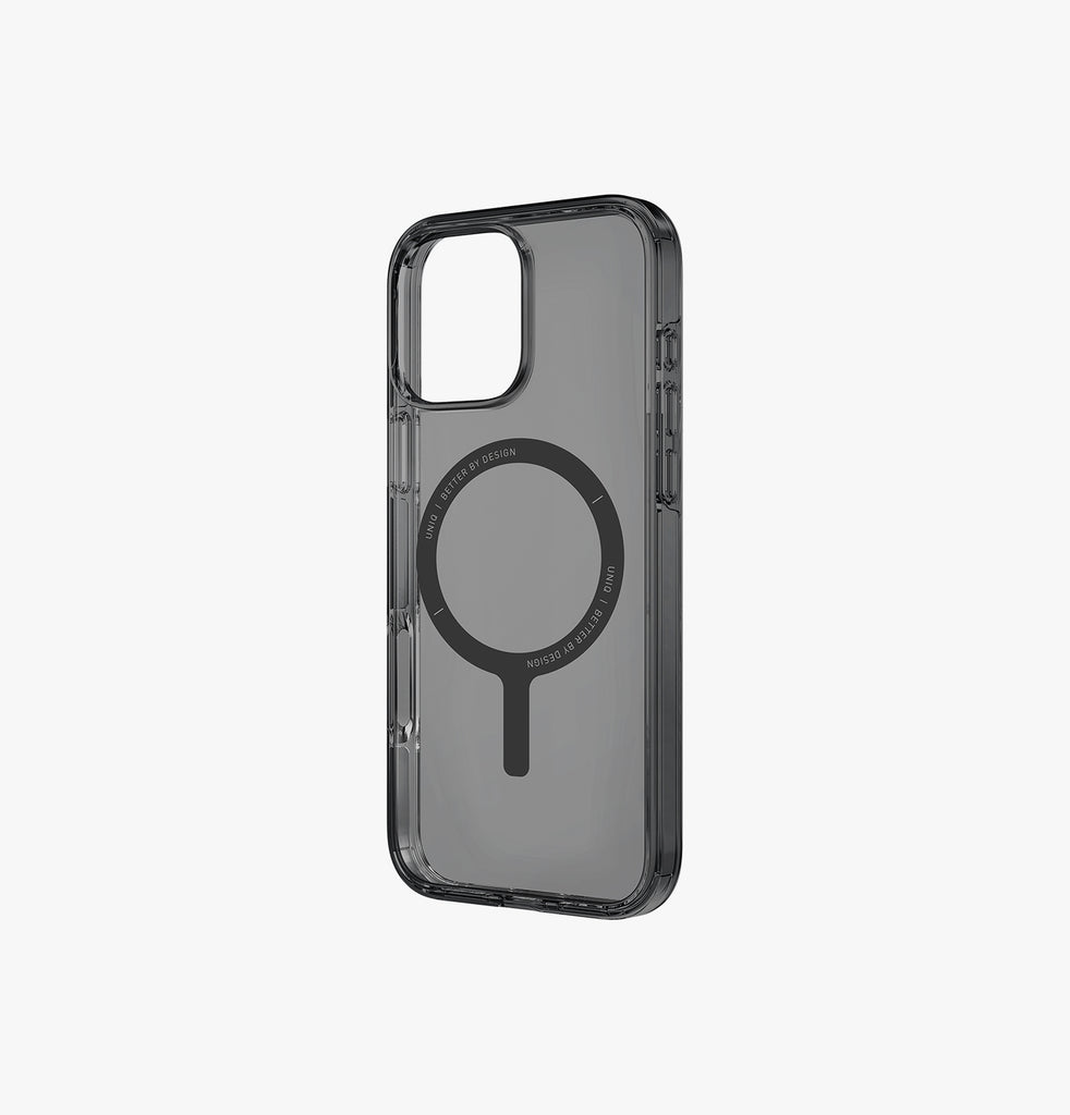 Uniq iPhone 16 Pro Max Hybrid Clario MagSafe Case Lucent | Smoke Uniq iPhone 16 Pro Max Hybrid Clario MagSafe Case Lucent | Smoke